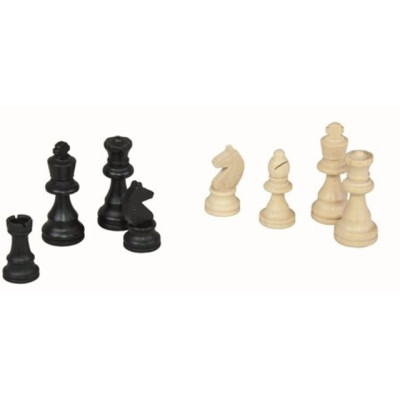 Šachy s Dámou - dřevěné