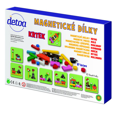 Magnetické puzzle dílky Krtek  mini