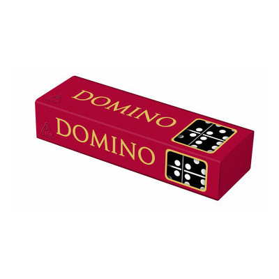 Domino s puntíky 28 kamenů - dřevěné