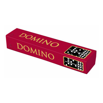 Domino s puntíky, 55 kamenů - dřevěné