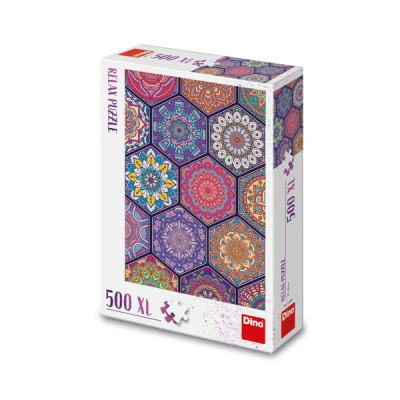 Puzzle mandaly - 500 XL dílků