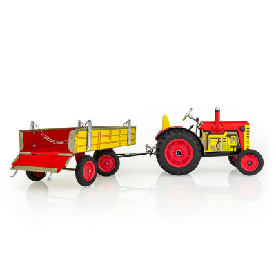 KOVAP Traktor Zetor s valníkem - červený